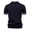 TrendHub Men's Solid Color Sport Zipper Polo Shirt Athletic Social Polo Shirts for Men Office Slim Fit Polo