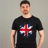 Distressed British Flag Union Jack UK GB Torn Patriot Kids Adults Unisex T-Shirt