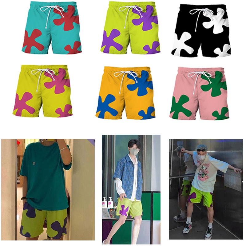 Patrick Squarepants Spongebob Star Shorts Beach Pants Ventilation Children Man