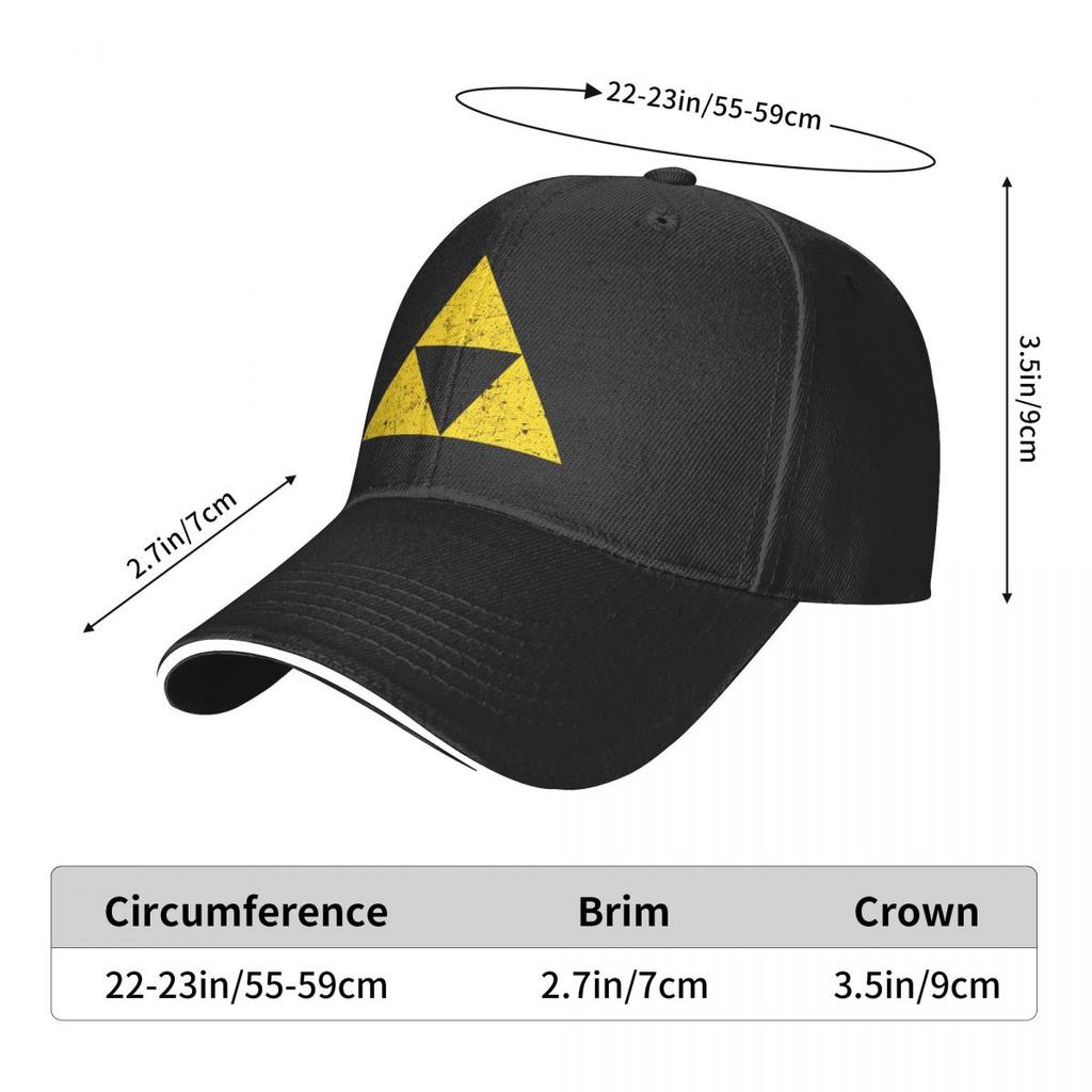 triforceCap Baseball Cap Beach Boy Cap Women's