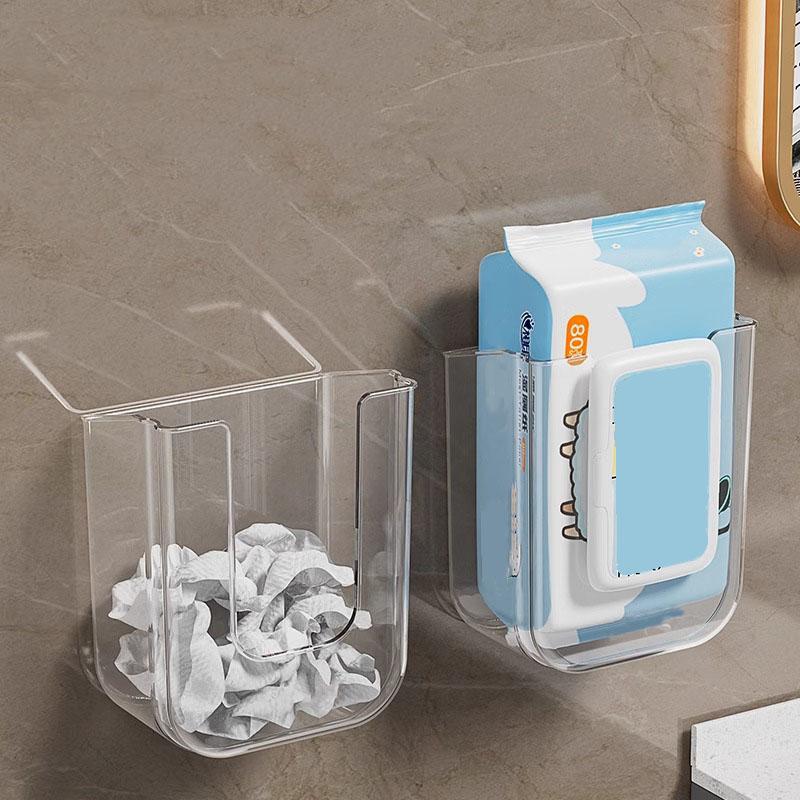 Feuchttücher Aufbewahrungsbox Stanzfreie Badezimmer Wandmontierte Aufbewahrungsbox Toilettenpapierbox Leichte Luxus Papierbox Feuchttücherbox