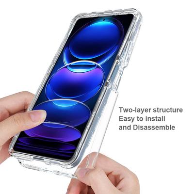 Phone Case for Xiaomi Redmi Note 12 Pro 5G/Note 12 Pro Speed 5G/Poco X5 Pro 5G,PC+TPU Gradient Cover with PET Film