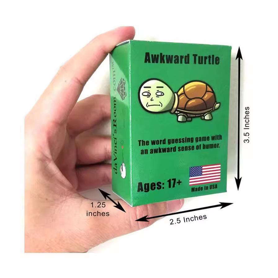 Awkward Turtle Party Game Cards Adult Family Gathering English Board Game Fun Interactive Card Game for Teens Adults