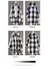 Women's Plaid Long Sleeve Sun Protection Shirt – Loose, Plus Size, Cotton Linen Jacket