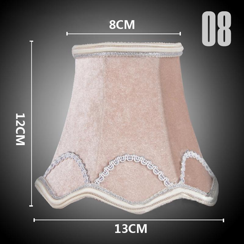 Simple Chandelier Lamp Shade Retro Candle Chandelier Cloth Lampshade Nordic Style Modern Lamp Cover For Home Decoration