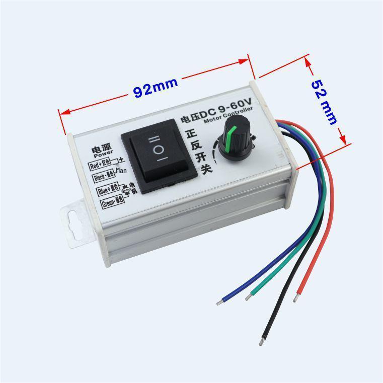 775 Brushed DC Motor Reversible Speed Controller, DC12-24V, 895 RPM, Stepless Adjustment