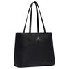 New Jordan Monogram Polyurethane Tote Bag, Shopping Bag, Handbag, Shoulder Bag Unisex Black HV2860-045