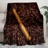 Coffee Bean Cigar Blanket Soft Comfortable All Seasons Perfect Sofa Office Naps Trips Birthday Gift Christmas Present