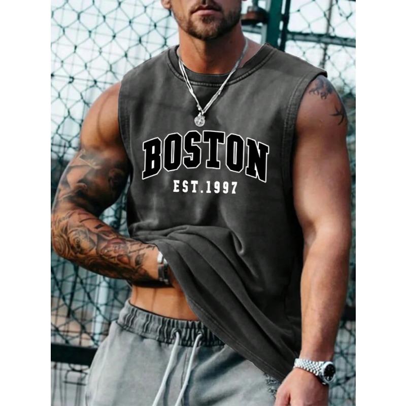 

Men s Sleeveless T Shirt Minimalist Tank Top Suitable For Summer Outdoor Street Basketball Jersey Sports Men s Man Clothing Tees 4XL