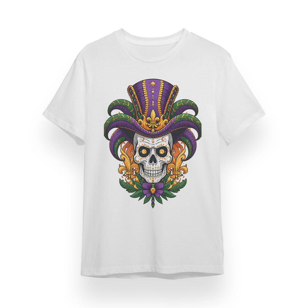 

Men s T-shirt With Baroque Gothic Skull Graphic Unisex Cotton Plus Size Tee USA 4XL