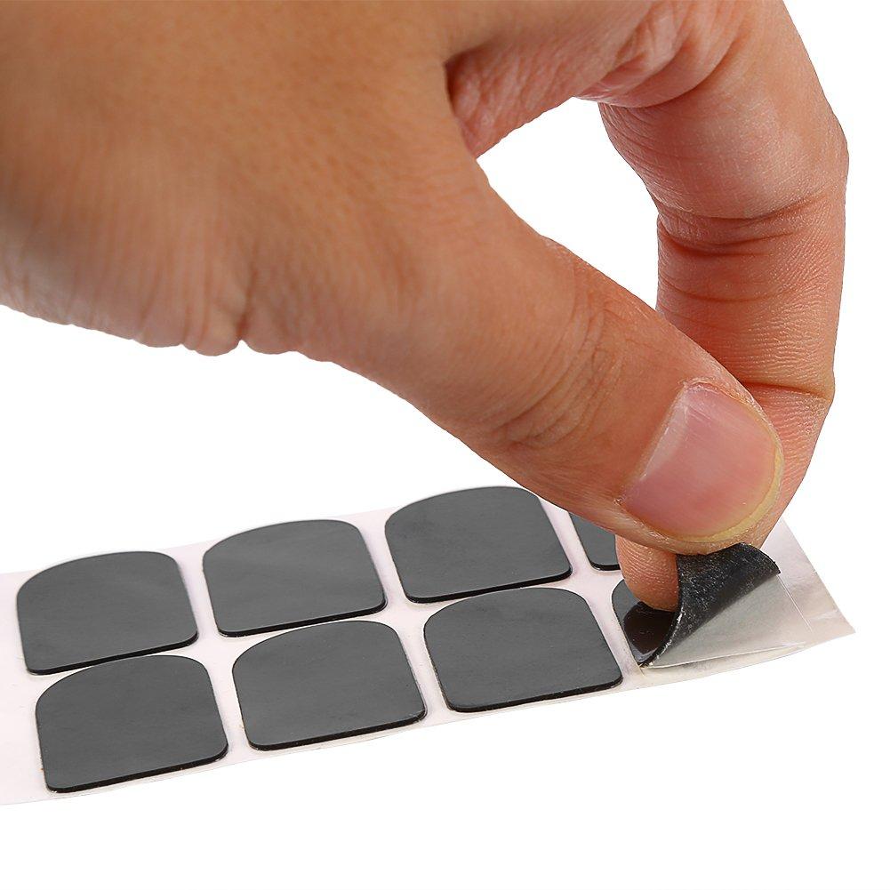 Saxophone Mouthpiece Patch Pads for Tenor and 2 2 Shapes Black Soprano, Alto, Saxophone, Clarinet, 0.3/0.5/0.8mm, Colors, (0.5mm Circle)