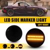 For Mazda MX-5 1989-2015 Dynamic Amber Smoked LED Side Marker Turn Signal Light