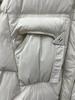 Women's 2024 Winter Hooded Down Jacket - Loose Fit, Plus Size, Mid-Length, Thick, Warm White Duck Down Outerwear