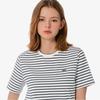 [Lacoste] Women's Striped Short-Sleeve T-shirt TF262E-56G166