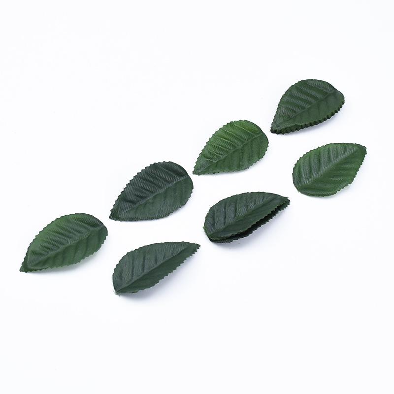 

100/200 шт. Искусственные растения цветы шелковый лист горячие продажи Рождество свадьба сад стена вечеринка украшения скрапбук DIY подарочная коробка 100pieces