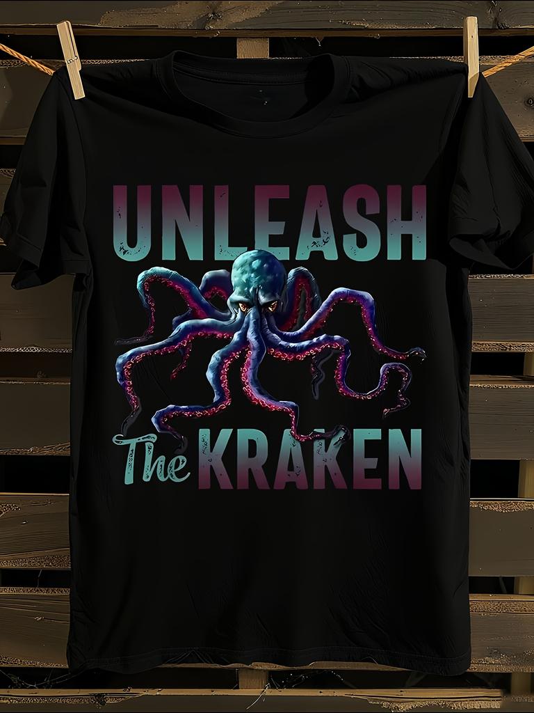 Vintage Tshirt Vintage Kraken Tshirt