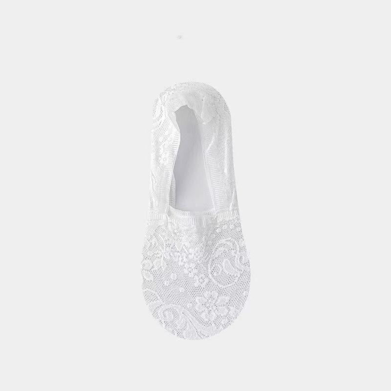 5 Pairs Lace Invisible Socks Comfy