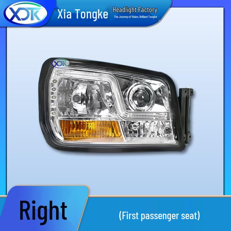Compatible LED Headlight Assembly with Daytime Running Lights for Shaanxi Delong H3000 Xuande Yi 3