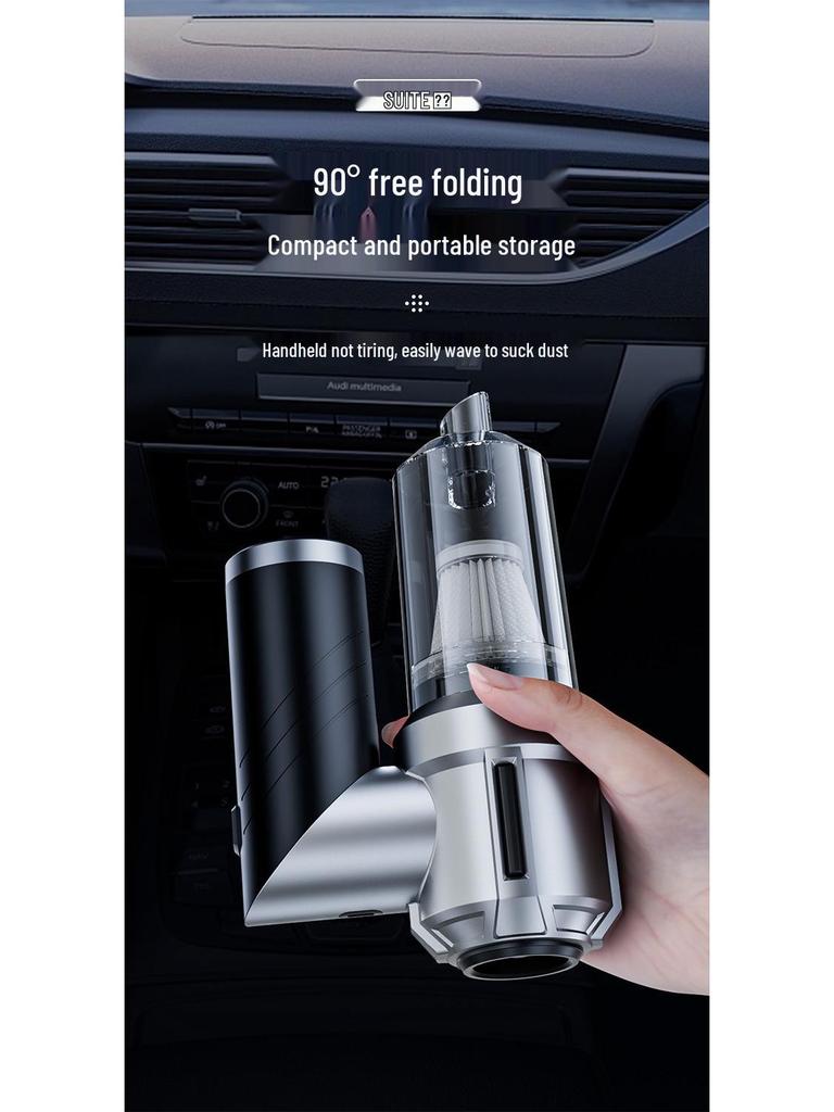 Sui Tu 4-in-1 Car Vacuum: Multifunctional Blow, Suck, Pump, and Portable Dust Blower