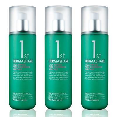 Derma Large Capacity Cica Ampoule Pore Shrinking Care Sebum Soothing Nutritional Pore Tightening Ampoule 200ml, 200ml, 3 Pcs.