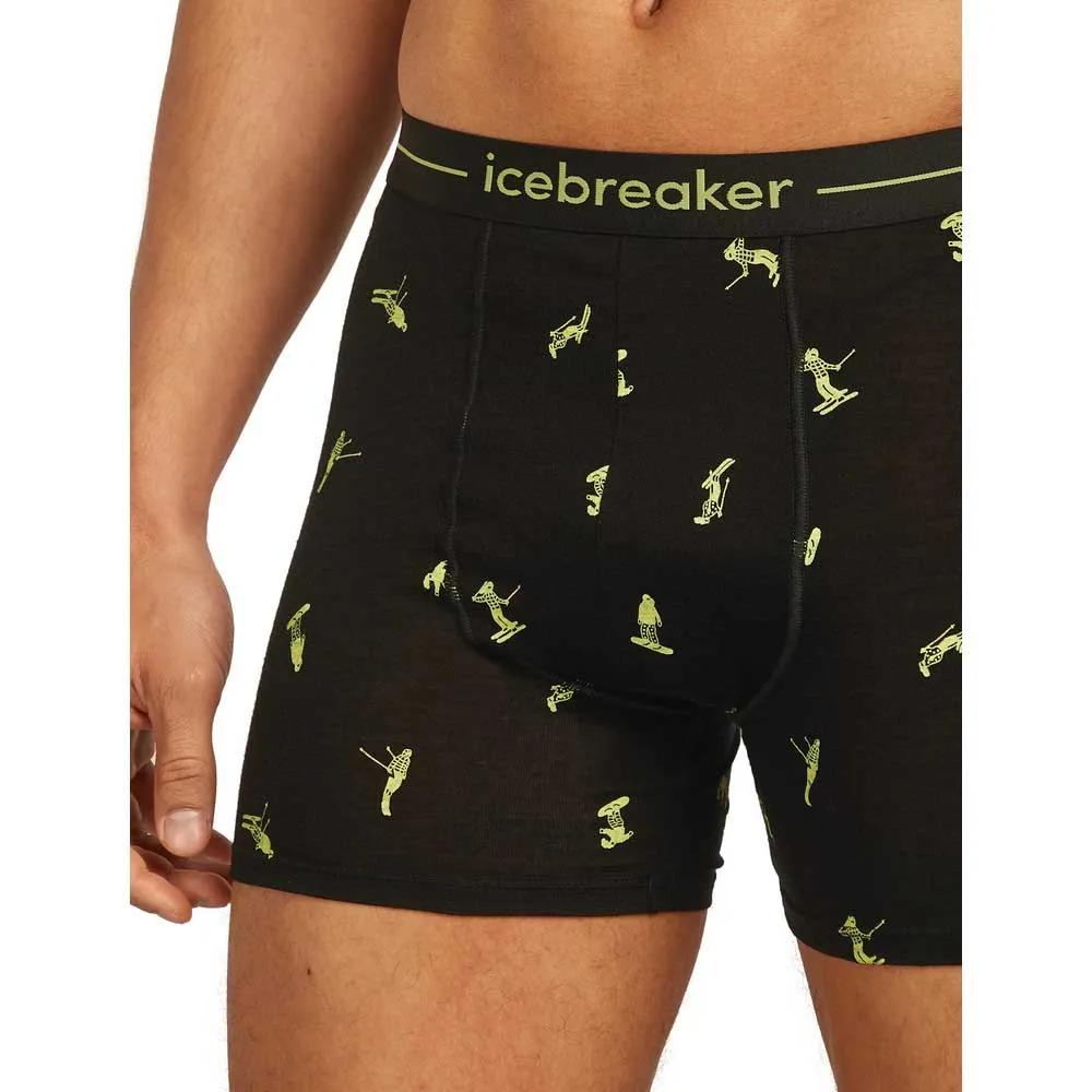 Icebreaker трусы-боксёры Merino 150 Anatomica Snow Day