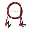 Flexible PVC Wire Banana Plug To Alligators Clip Test Lead for Researcher