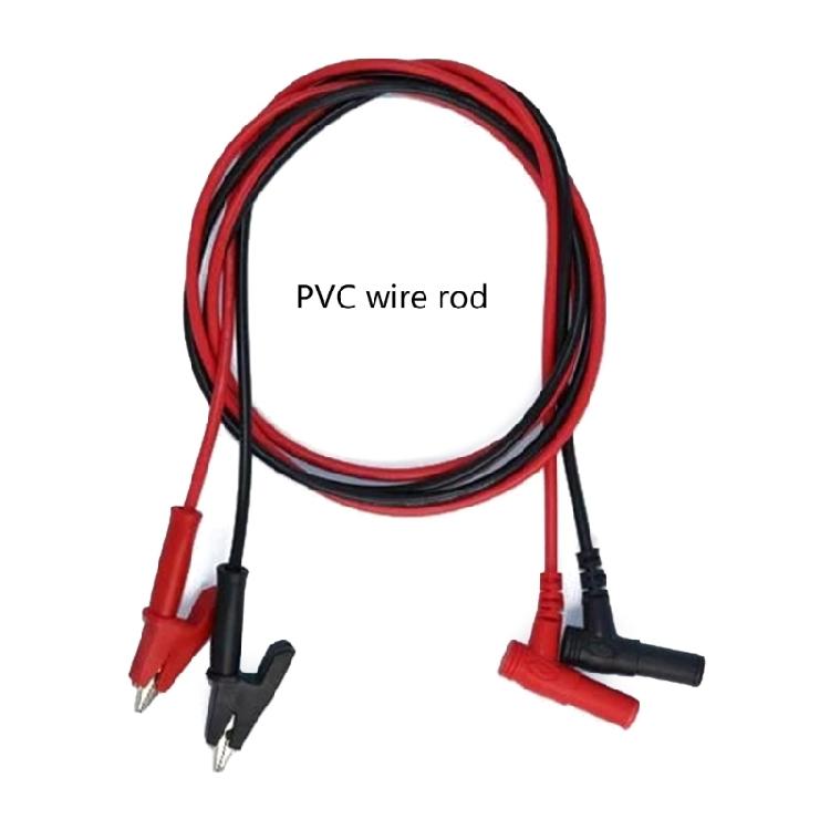 Flexible PVC Wire Banana Plug To Alligators Clip Test Lead for Researcher
