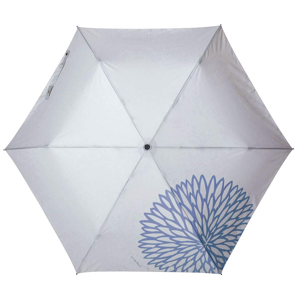 Mabu Sonnenschirm Faltbarer Schirm Sonnenschirm und Regenschirm für Frauen 55cm Basic Leicht Multi Mini Dahlie Schirm Regenschirm UV-Schutz Schattenspende