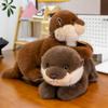 Cute Simulated Party Otter Plush Toys Children's Sleeping Pillow Office Dolls Aquarium Souvenirs