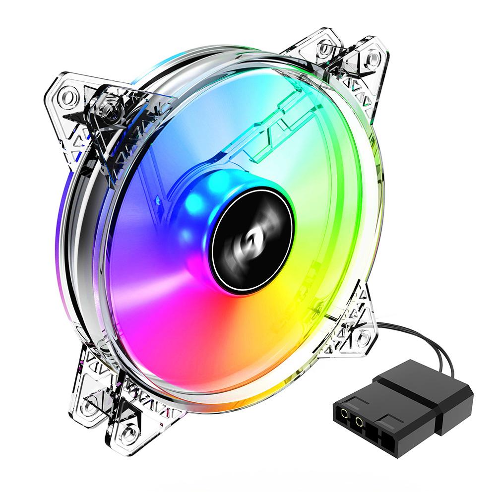 12CM Computer Chassis Cooling Fan PWM CPU Temperature Control Fan 5V ARGB Synchronous 12026