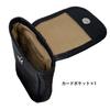 [Kaban Souko] Genuine Leather Smartphone Pouch/Case with Carabiner, Belt Attachment, iPhone Plus/X, Made in Japan, Black