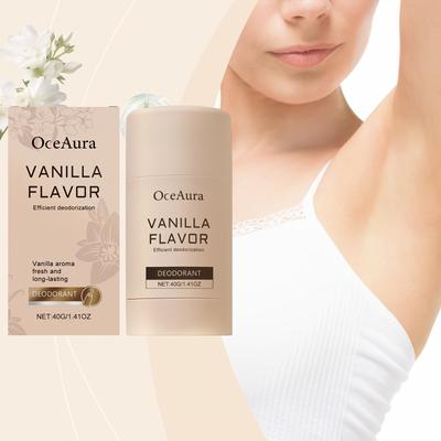 Body Odor Remove Cream Vanilla Scent Bad Smell Removing Anti Sweating Lasting Freshness Underarm Deodorant Antiperspirant Stick