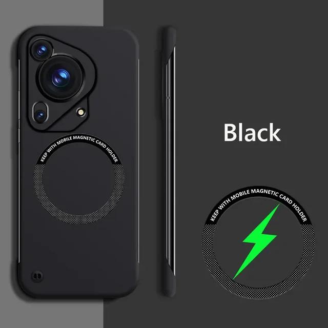 For Huawei Pura 70 Ultra Frameless Magsafe Slim Case For Huawei Pura 70 Ultra Pro Pura70 Pro Plus Wireless Charging Back Cover
