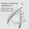 1Pcs Nail Art Cuticle Scissor Nippers Clipper Dead Skin Remover Cut Plier Manicure Stainless Steel Trimming Pedicure Care Tools