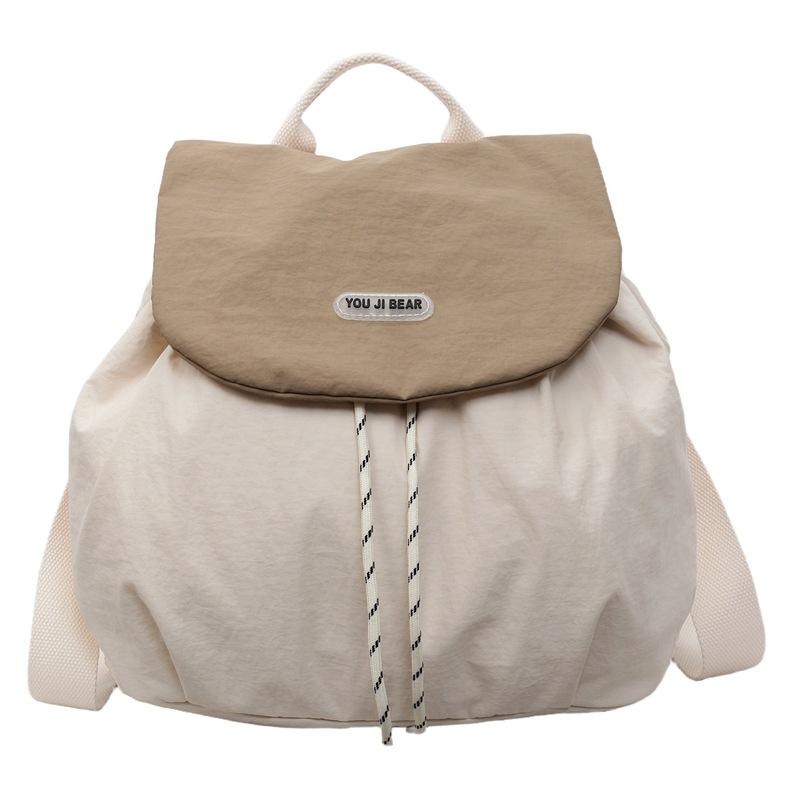 Fashion small backpack casual backpack women's new large-capacity commuter work bag summer travel bag