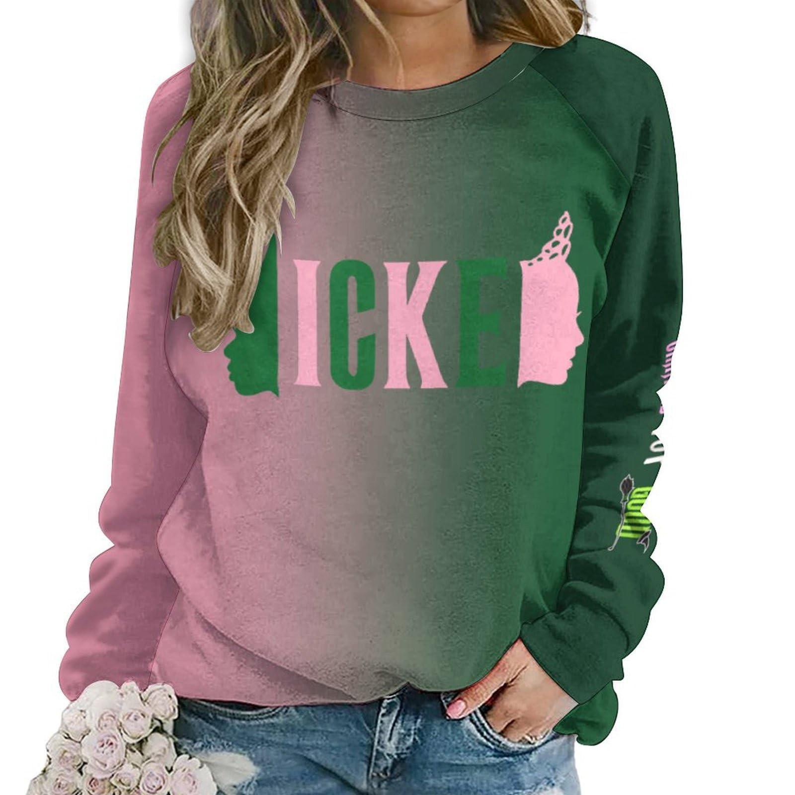 

Жіноча модна повсякденна однотонна толстовка з круглим вирізом і довгим рукавом XL кавун червоний колір