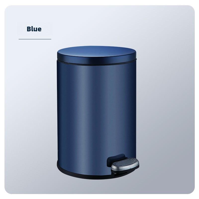 Stainless Steel Garbage Bin Household Foot Pedal Rubbish Storage Basket Kitchen Bathroom Large Capacity Trash Can