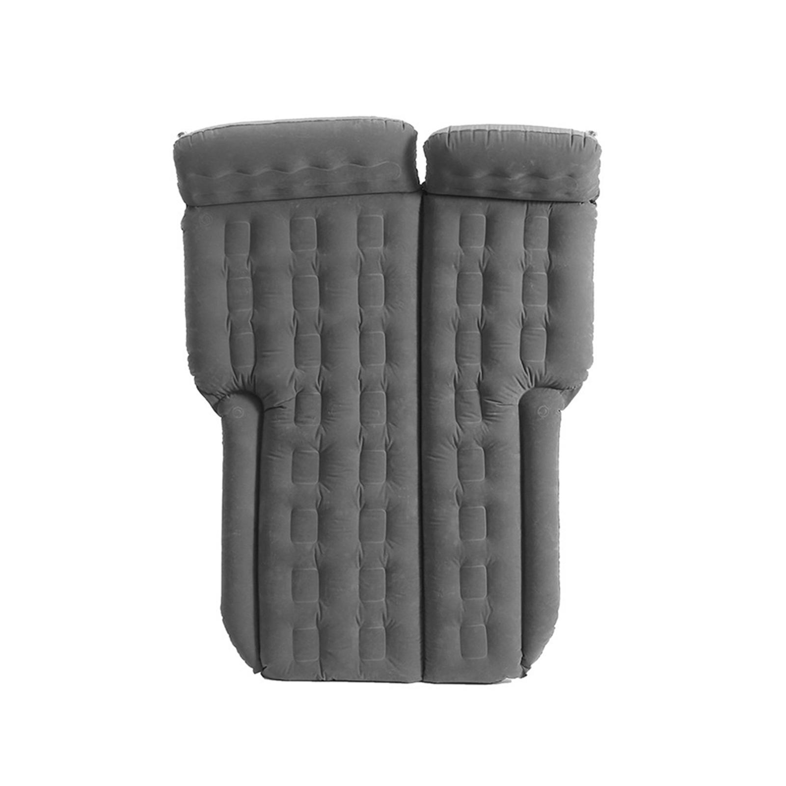 

185*110см Надувной матрас для внедорожника Путешествия Кемпинг Автомобильная надувная кровать Заднее сиденье (Серый) серый