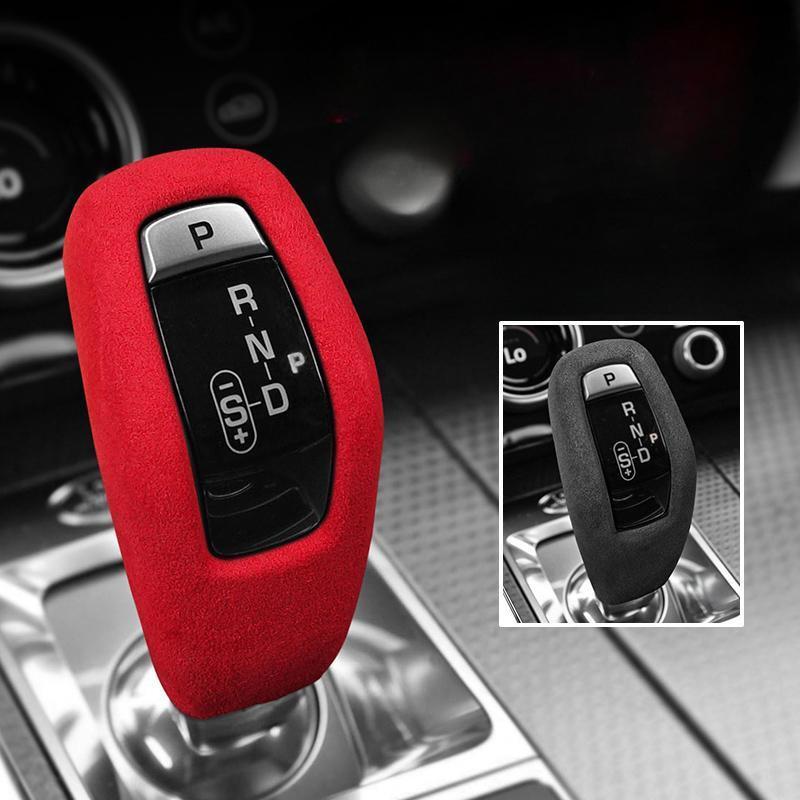 For Land Rover Range Rover Sport Evoque Discovery Sport And Jaguar XE Gear Shift Knob Protect Cover Trim Car Suede Accessries