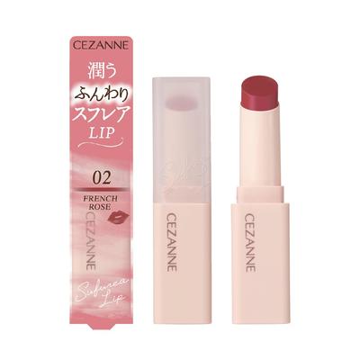 Cezanne Lip 02 French Rose Matte High Adhesion Soufflé 4.2g Lipstick,