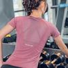 Damska Odzież Sportowa Do Fitnessu Biegania Joggingu Bezszwowa Siłownia Kobieta Koszulka Sportowa Top do Jogi Damskie Koszulki Treningowe T-shirt