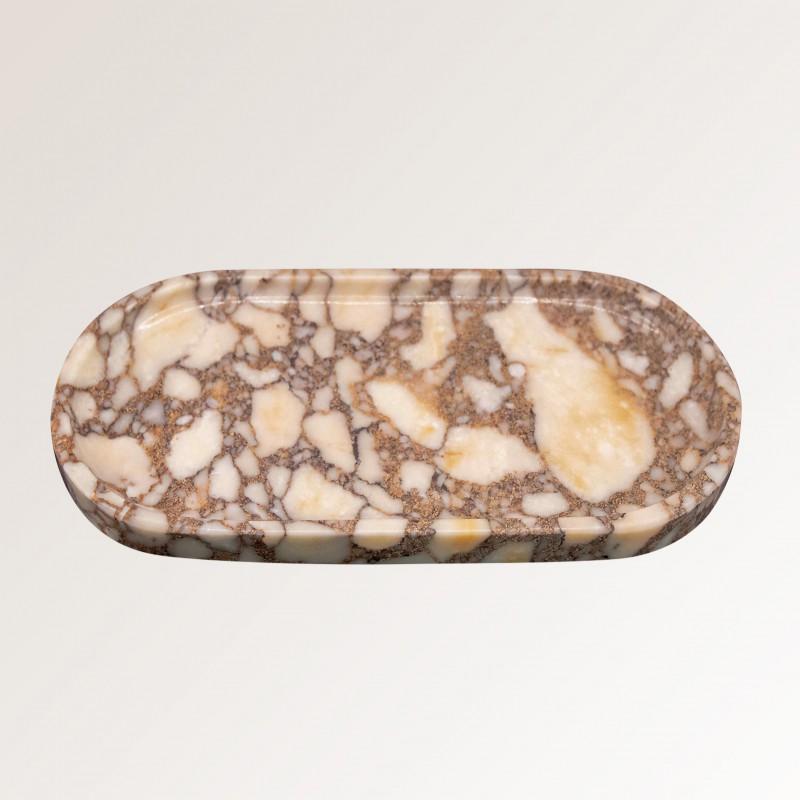 Natural Marble Tray Bathroom Vanity Decor
