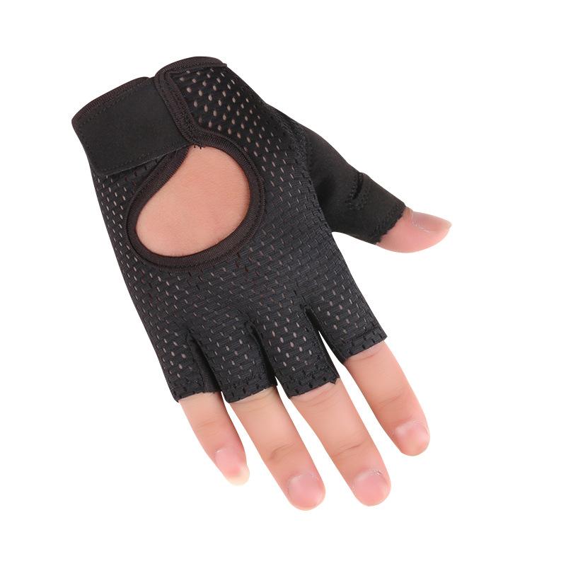 

Весенне-летние тонкие дышащие нескользящие перчатки для йоги с половинными пальцами для мужчин и женщин, оборудование для фитнеса, упражнений, спорта, велосипедные перчатки XL