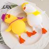 TPR Duck Toy Cartoon Stress Relief Toy, Squeezable Fidget Soft Anxiety Gadget Stretch Sensory for Hand Exercise Relaxation Portable Relievers