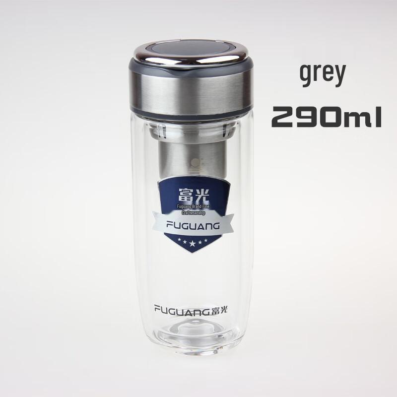 Fuguang Thickened Double-Layer Glass Tea Infuser Bottle