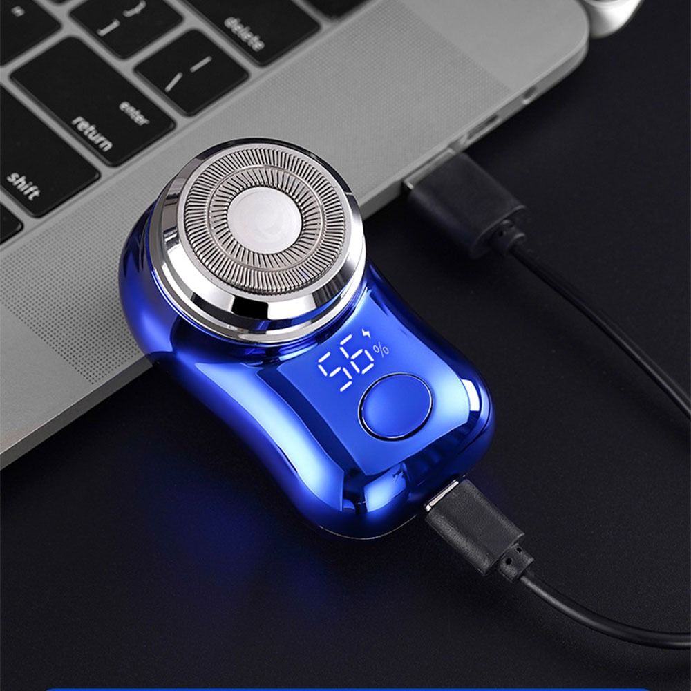 Cordless Mini Electric Shaver USB Rechargeable Men's Beard Trimmer for Face Body