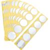 200 Stück Goldene Silberne Runde Zahnrad Aufkleber Selbstklebend 45mm Größe Präge Stempel Requisite Geschenkverpackung Umschlag Karten Dekoration ZYF
