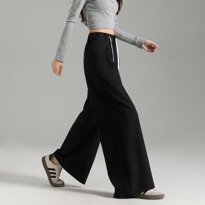 TonLion Women's Pleated Casual Long Pants