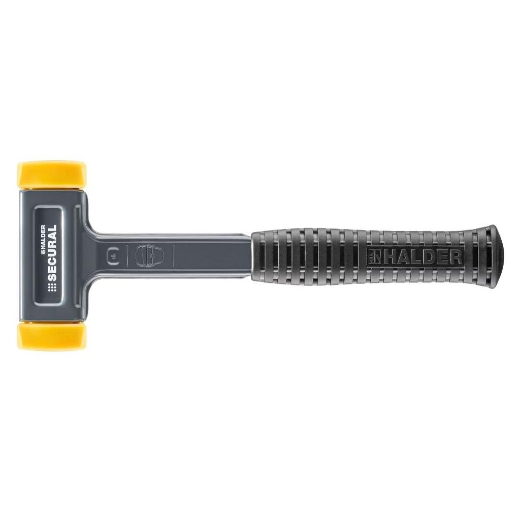 Roemheld Halder Halder Shockless Recoilless Secular Hammer Polyurethane Diameter 30 x 40 (HALDER) (Yellow) 3380.040