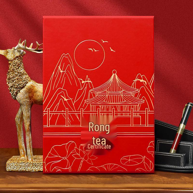 Custom Leather A4 Award & Graduation Certificate Case – Chinese Style